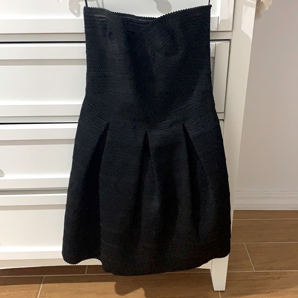 Black Strapless Dress